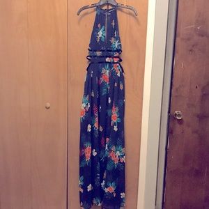 Tropical Floral Maxi Dress - Express - Size M